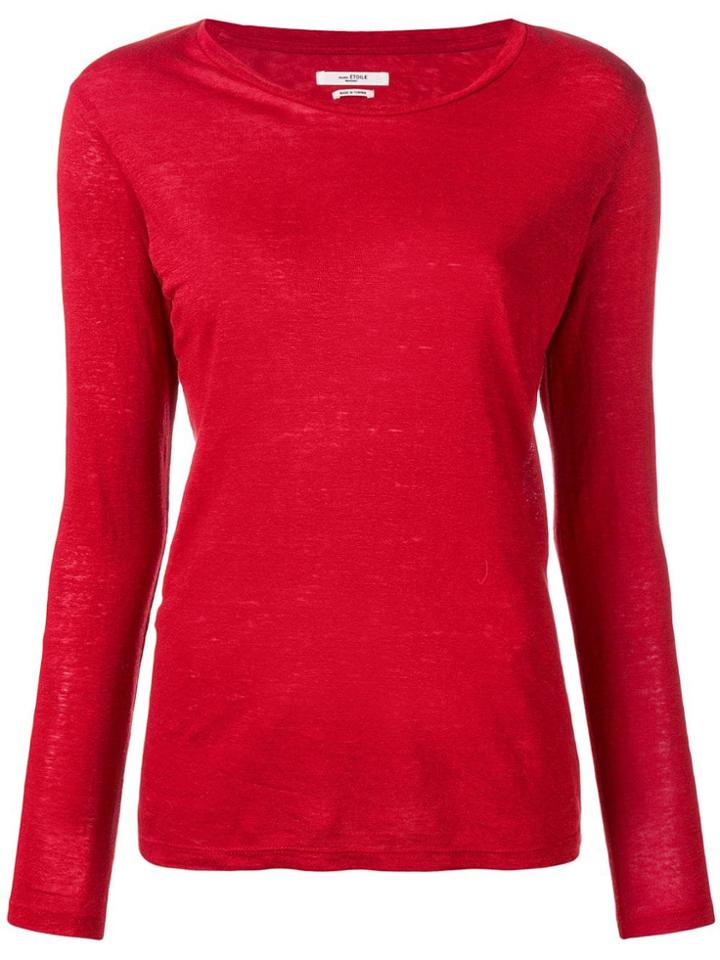 Isabel Marant Étoile Basic Jersey - Red