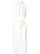 Rosetta Getty Long Belted Vest - White
