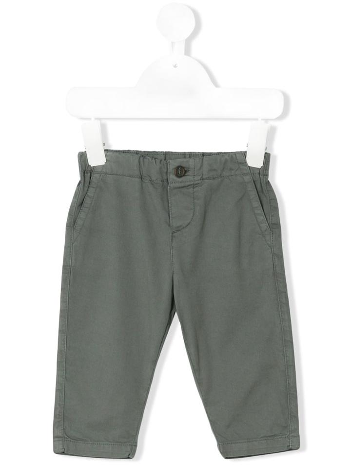 Babe And Tess - Chino Trousers - Kids - Cotton/spandex/elastane - 9 Mth, Grey