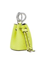 Fendi Mon Tresor Micro Bucket Bag Charm - Yellow
