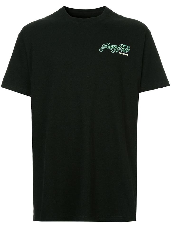 Song For The Mute Back Print T-shirt - Black