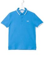 Boss Kids Embroidered Logo Polo Shirt, Boy's, Size: 14 Yrs, Blue