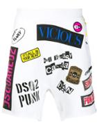 Dsquared2 Logo Track Shorts - White