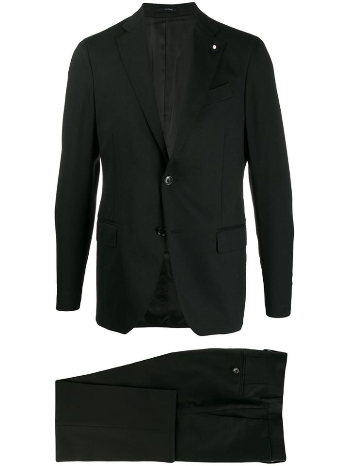 Lardini Tailored Two-piece Suit - Black