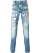 Philipp Plein Fierce Comfort Jeans, Men's, Size: 32, Blue, Cotton/spandex/elastane