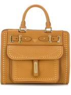 Fontana Double Buckle Tote - Nude & Neutrals