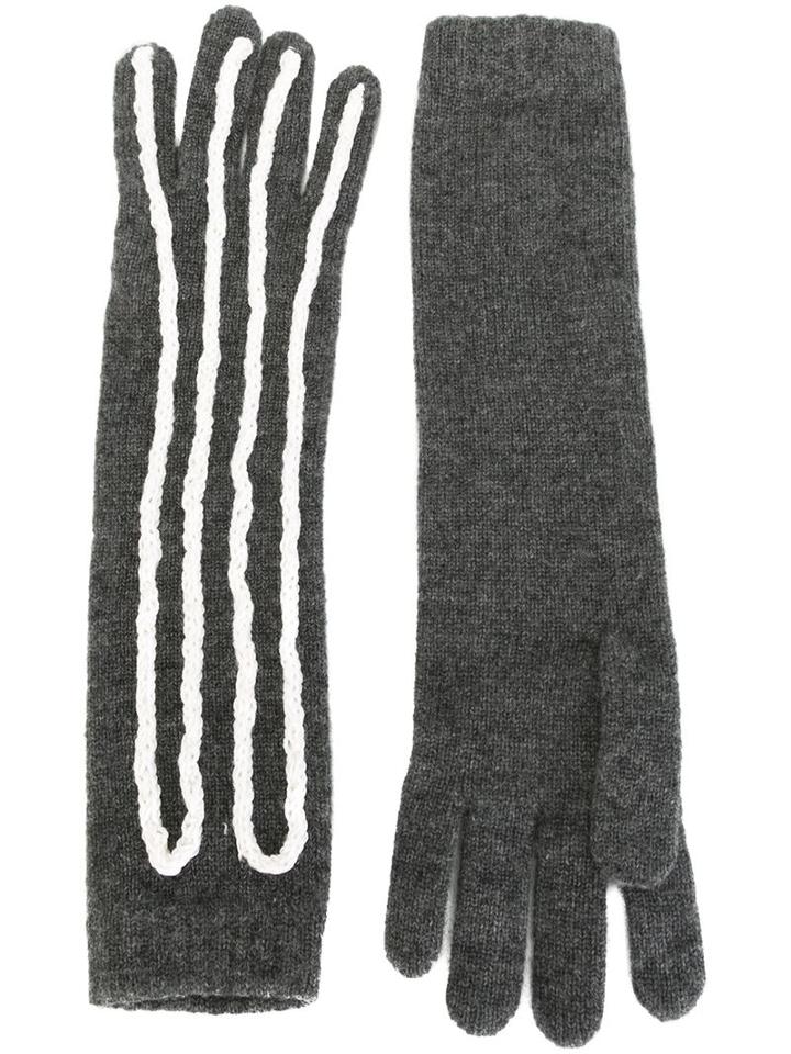 Claire Barrow Rope Applique Long Gloves