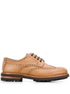 Brunello Cucinelli Brogue Detail Derby Shoe - Brown