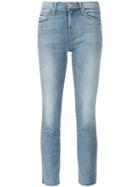 Mother 'rascal' Snippet Jeans, Women's, Size: 24, Blue, Cotton/polyester/spandex/elastane