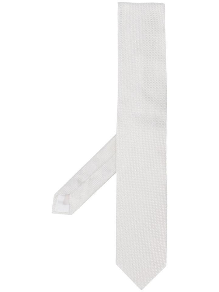 Lardini Textured Tie - Neutrals