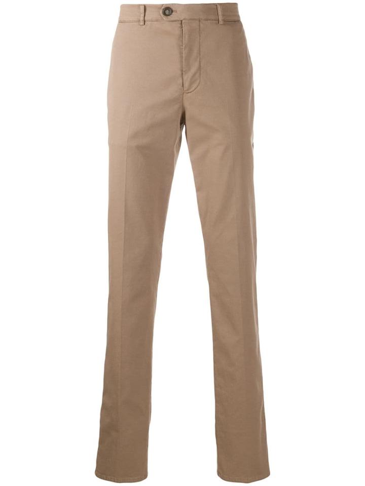 Brunello Cucinelli Straight-fit Trousers - Neutrals