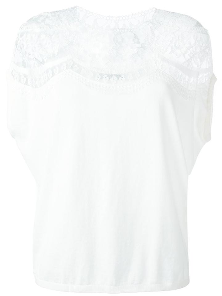 Twin-set Lace Panel Top