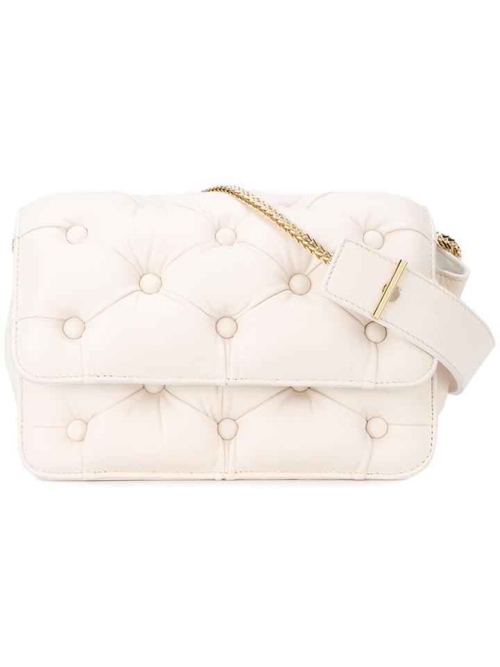 Benedetta Bruzziches Carmen Crossbody Bag, Women's, White, Leather