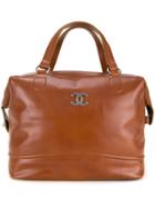 Chanel Vintage Cc Logos Hand Tote Bag - Brown