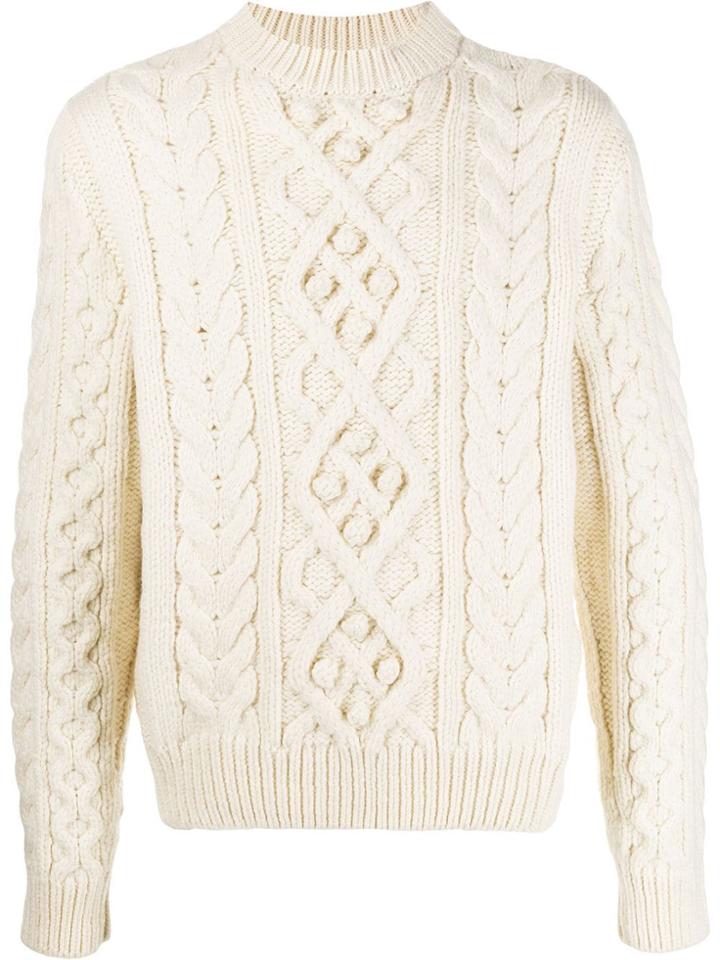 Isabel Marant Macey Chunky Knit Pullover - Neutrals