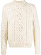 Isabel Marant Macey Chunky Knit Pullover - Neutrals