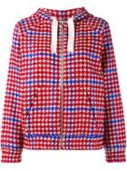 Jour/né Zipped Hooded Cardigan, Women's, Size: 36, Red, Acrylic/polyester/wool