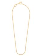 Monet Vintage Long Chain Necklace - Yellow & Orange