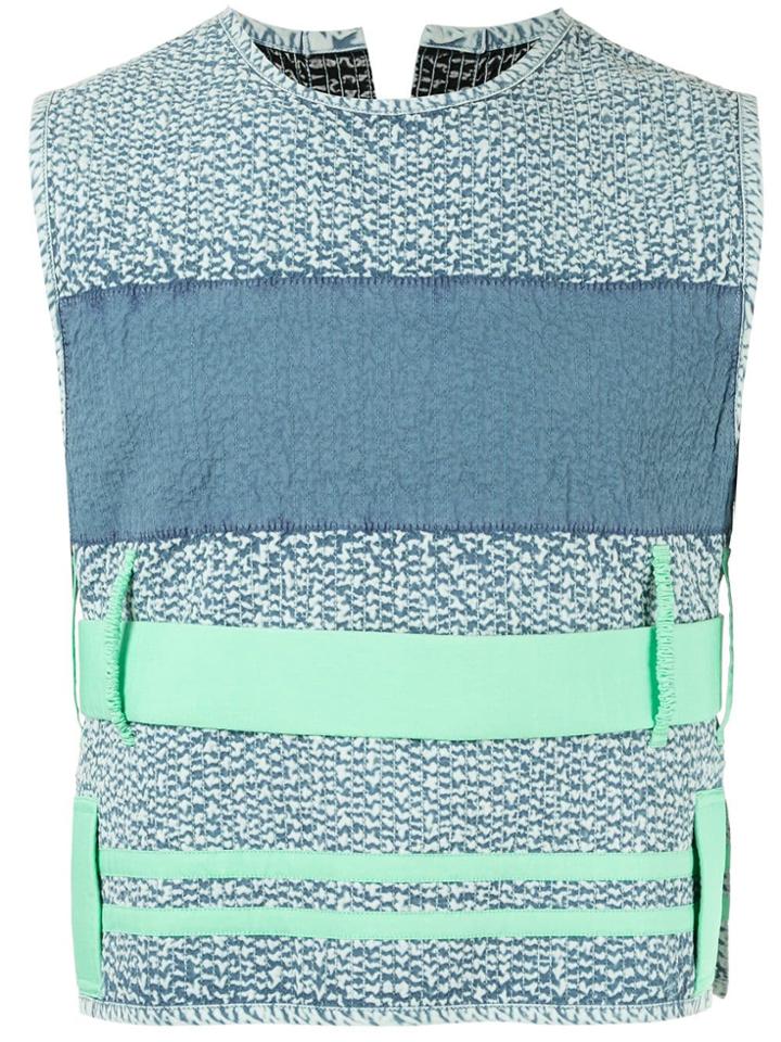 Craig Green Panelled Vest - Blue