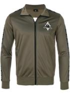 Marcelo Burlon County Of Milan X Kappa Zipped Sports Jacket - Green