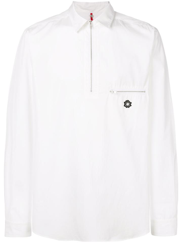 Oamc Zipped Shirt - White