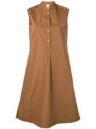 Aspesi Midi Shirt Dress - Brown