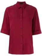 Joseph Plain Shirt, Women's, Size: 38, Red, Silk