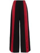Marni Contrast Stripe Flared Trousers - Black