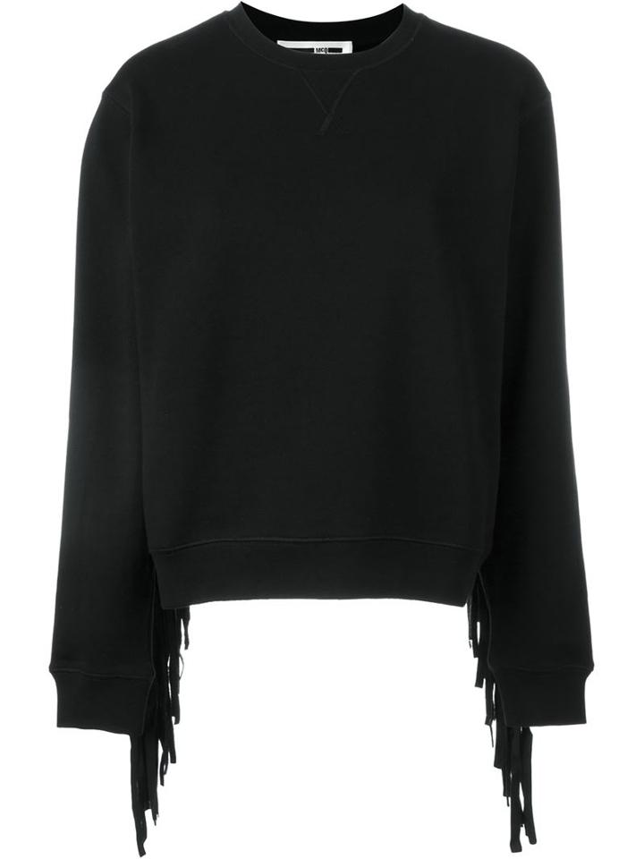 Mcq Alexander Mcqueen Fringed Sweatshirt