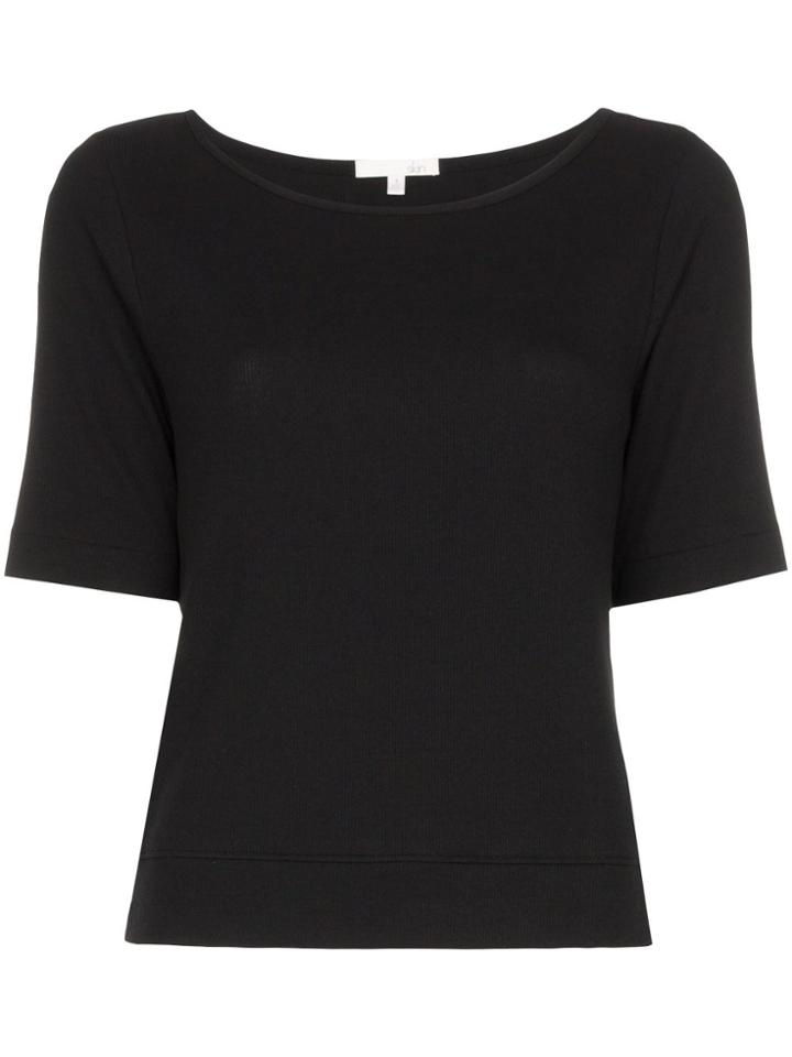 Skin Nehra Ribbed T-shirt - Black