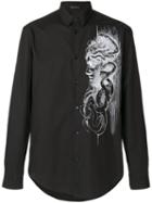 Versace - Medusa Print Shirt - Men - Cotton - 41, Black, Cotton