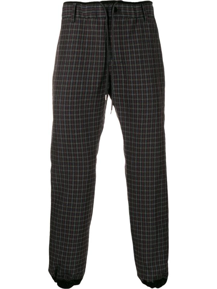 Sacai Check Pants - Black