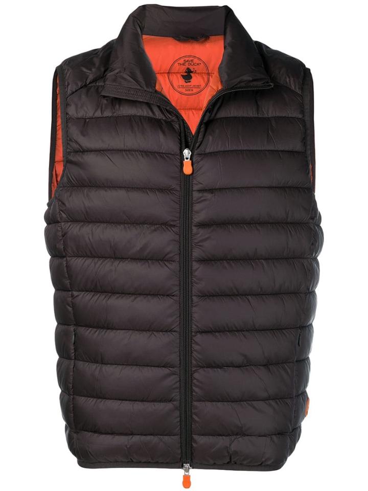 Save The Duck Padded Waistcoat - Brown