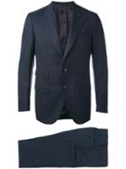 Caruso - Two Piece Suit - Men - Wool/viscose - 48, Blue, Wool/viscose
