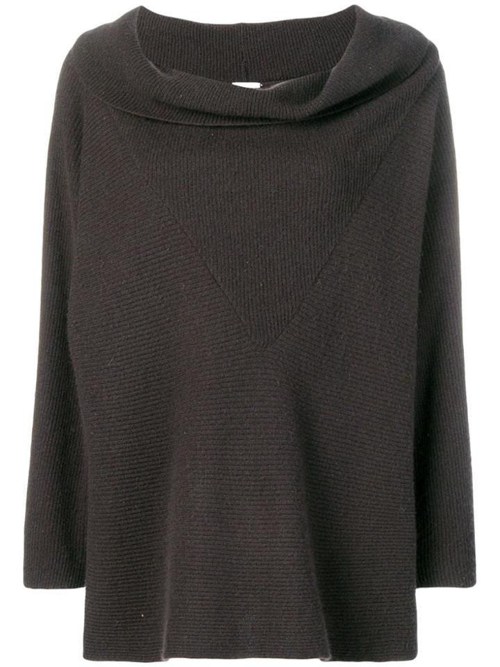 Giorgio Armani Pre-owned Cowl Neck Jumper - Grey