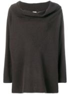 Giorgio Armani Pre-owned Cowl Neck Jumper - Grey