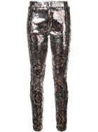 Isabel Marant Sequin Pattern Leggings - Silver