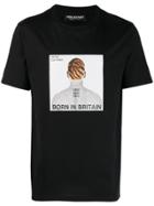 Neil Barrett 'born In Britain' T-shirt - Black