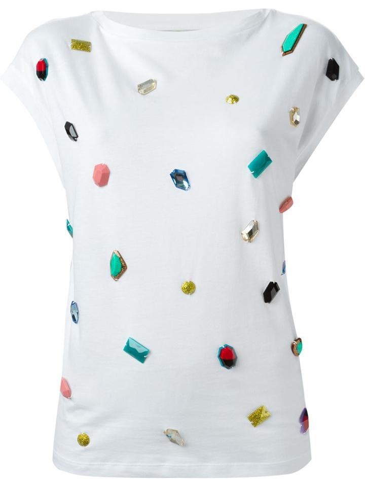 Stella Mccartney 'bonnie' Top, Women's, Size: 44, White, Cotton/resin
