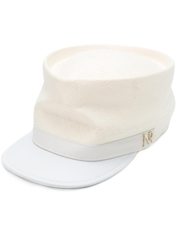 Nina Ricci Woven Cap - Nude & Neutrals