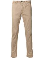 Moncler Classic Chinos, Men's, Size: 50, Brown, Cotton/spandex/elastane