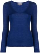 N.peal Fine-knit Sweater - Blue