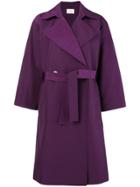 Simon Miller Belted Trench Coat - Pink & Purple