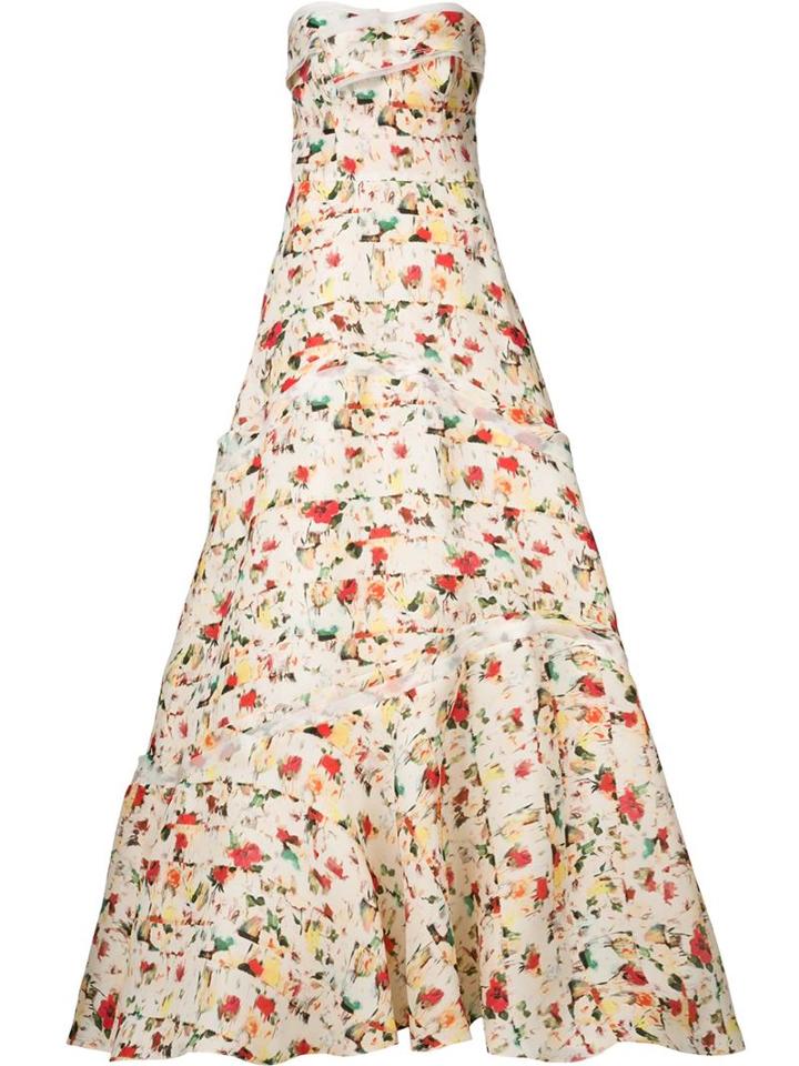 Carolina Herrera Strapless Gown Dress