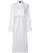 Ann Demeulemeester High Low Hem Shirt - White