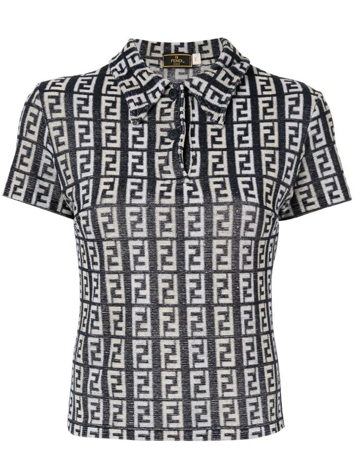 Fendi Vintage Short Sleeve Tops - Grey