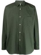 Comme Des Garçons Shirt Paisley Print Shirt - Green