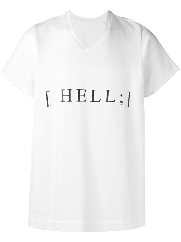 Julius Hell T-shirt, Men's, Size: 2, White, Cotton