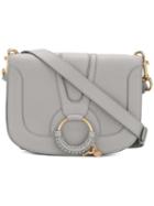See By Chloé Hana Crossbody Bag, Women's, Grey, Cotton/goat Skin