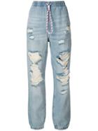 Alexander Wang Track Pant Style Jeans - Blue
